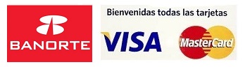 Pagar con BANORTE (bienvenidas todas las tarjetas VISA y Mastercard de cualquier banco)