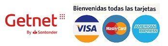 Pagar con SANTANDER (bienvenidas todas las tarjetas VISA, Mastercard y American Express de cualquier banco)